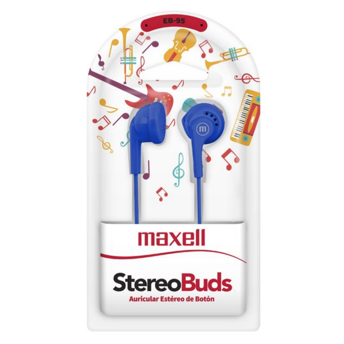 Auriculares Cable In Ear EB95 Azul Maxell