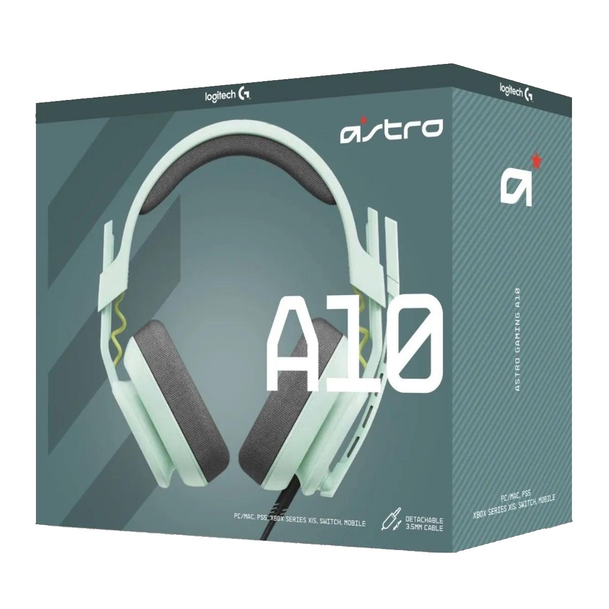 Auriculares Gamer Cable Vincha A10 Xbox/PC/PlayStation - Gen 2 Verde Logitech