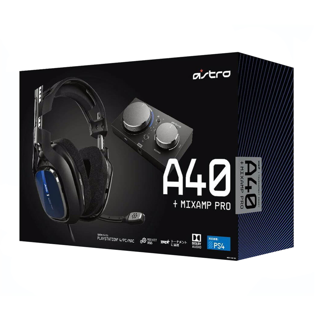 Auriculares Gamer Cable Vincha Astro A40 TR + MixAmp Pro TR Negro Logitech