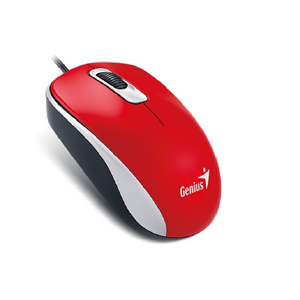 Mouse Usb  Dx-110 1000 Dpi Rojo Genius