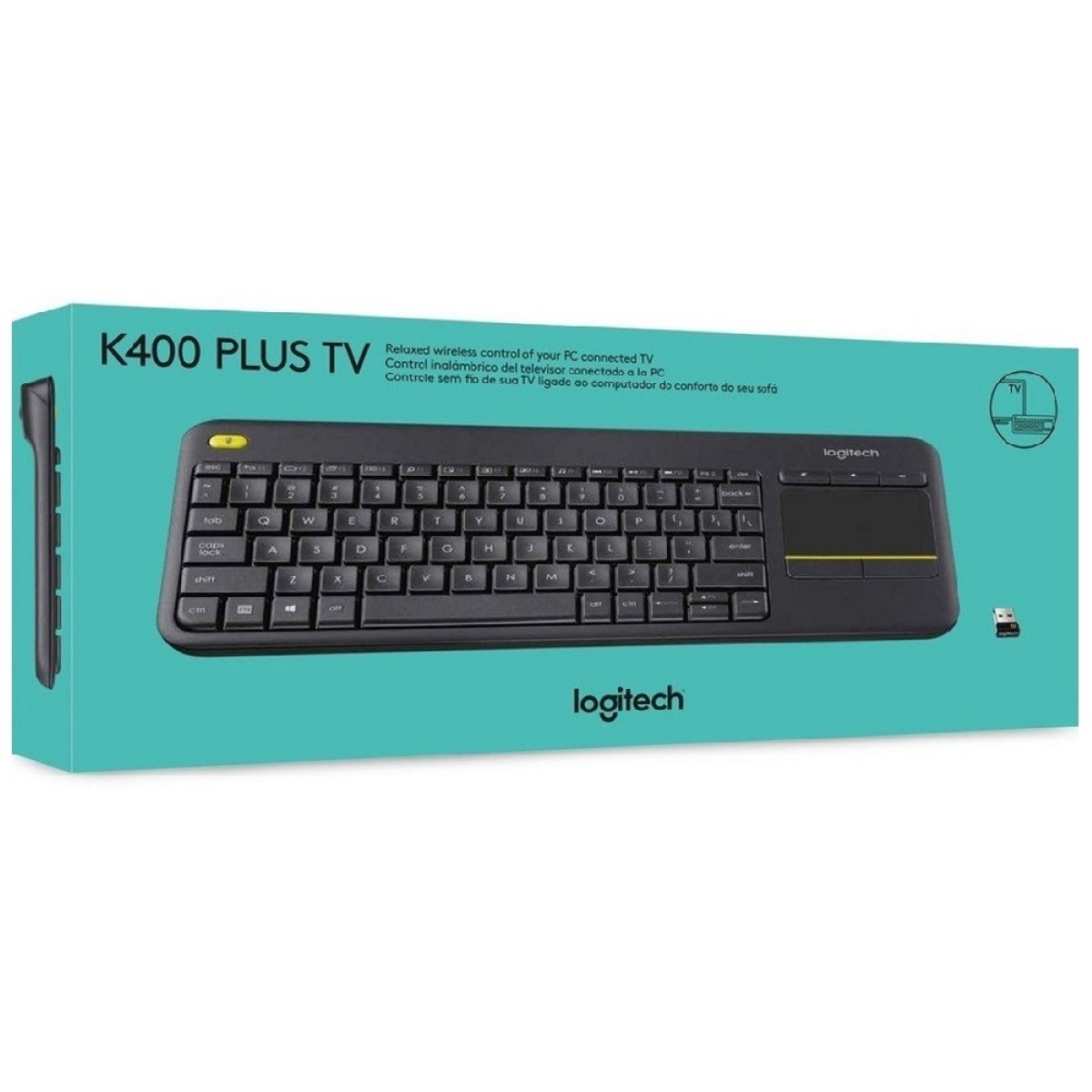 Teclado Inalambrico Touch K400 Plus Tv Logitech