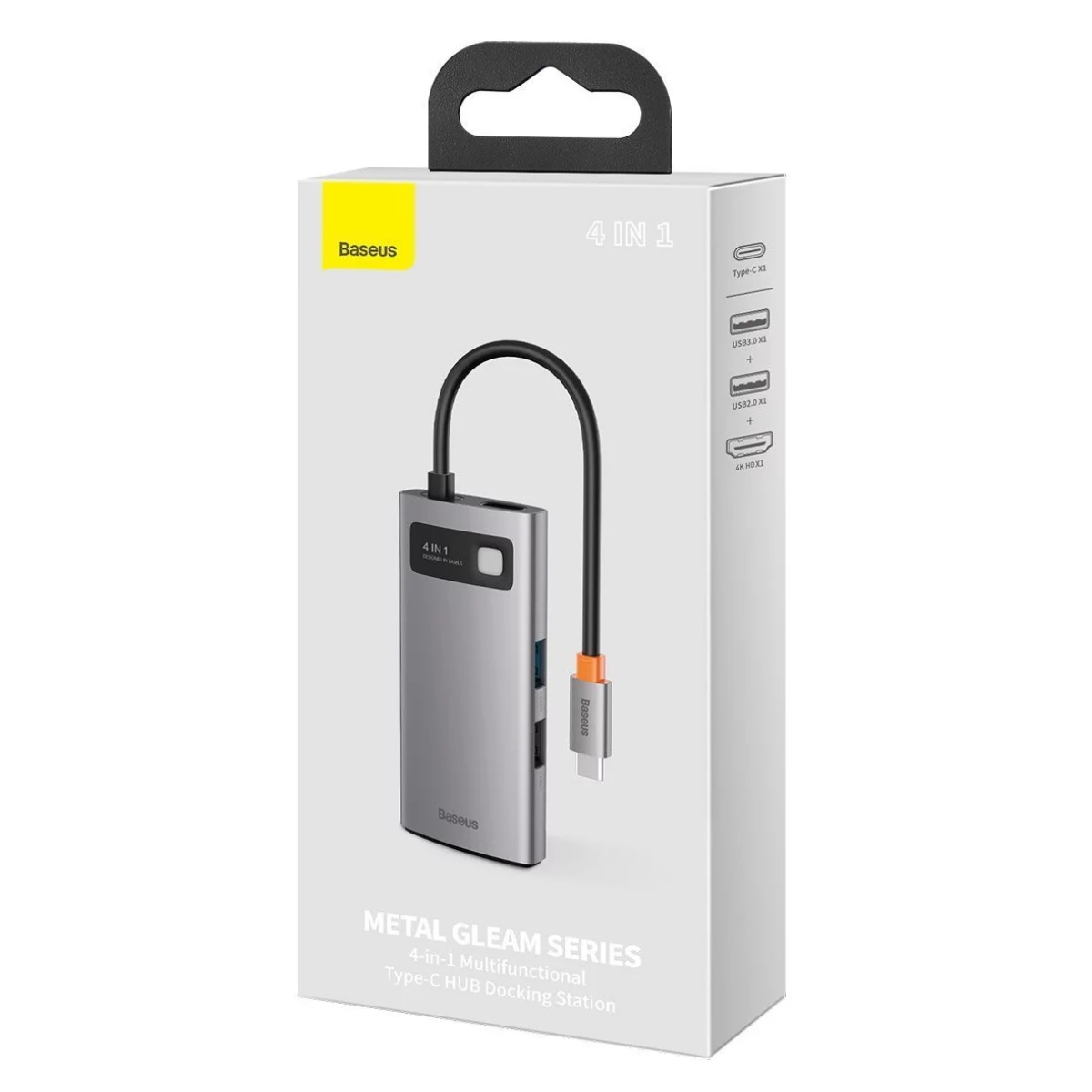 Hub USB C / USB 3.0 + USB 2.0 + HDMI + Carga 100W BaseUs