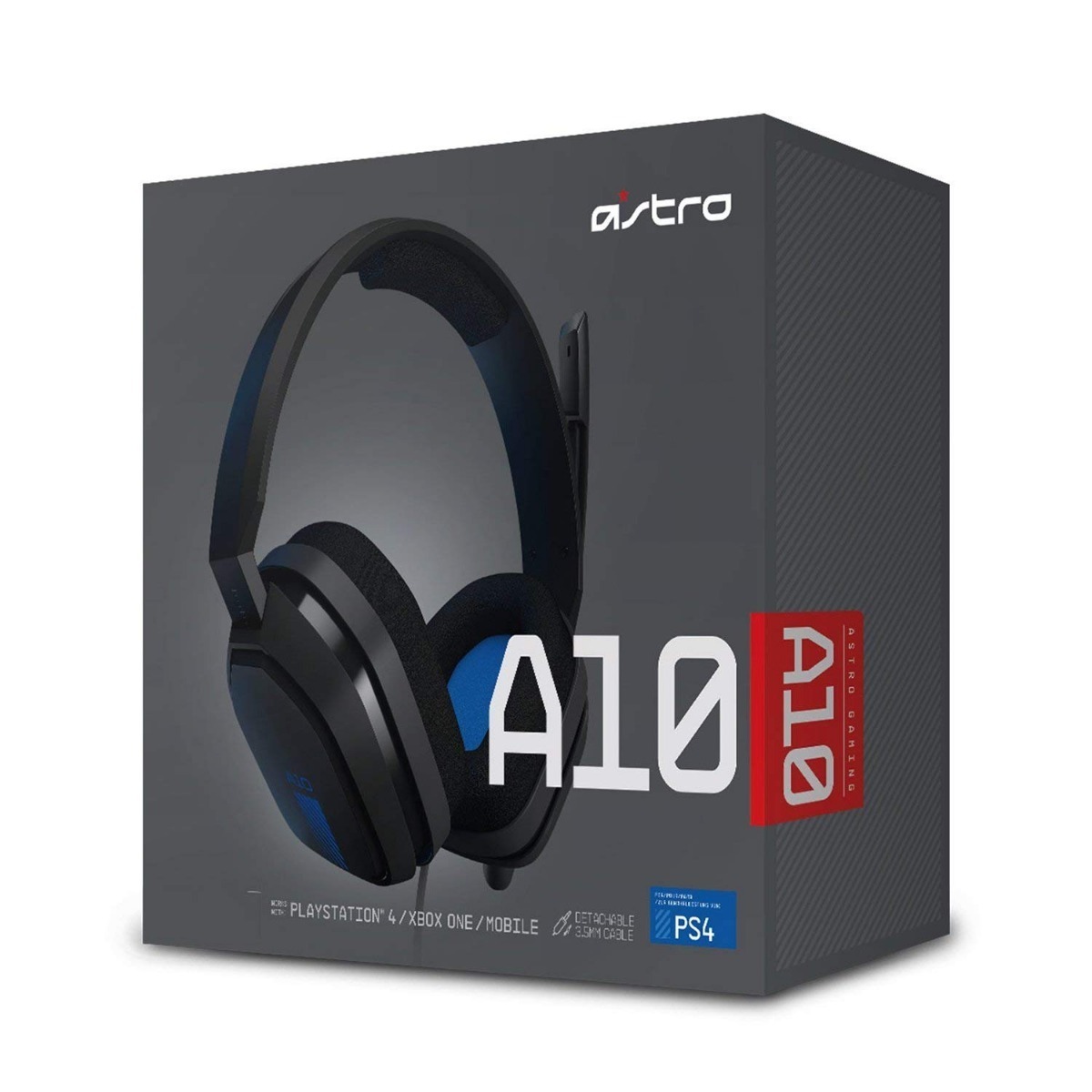 Auriculares Gamer Cable Vincha A10 Xbox/PC/PlayStation - Negro y Azul Logitech