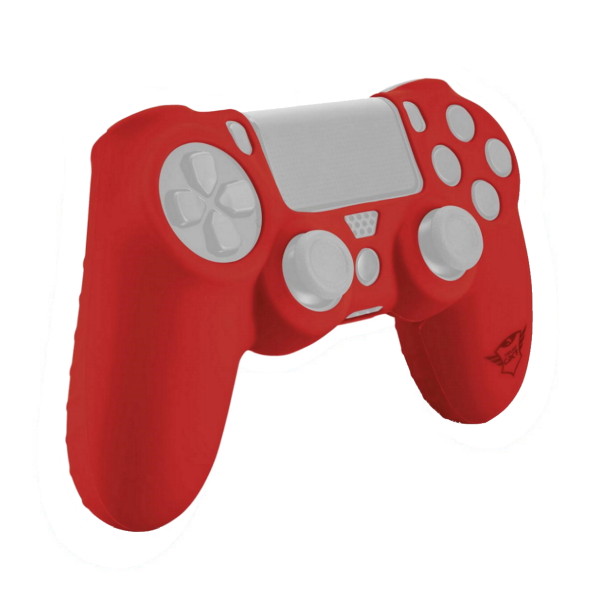 Funda Protector Silicona Joystick PS4 Rojo Gxt 744R Trust