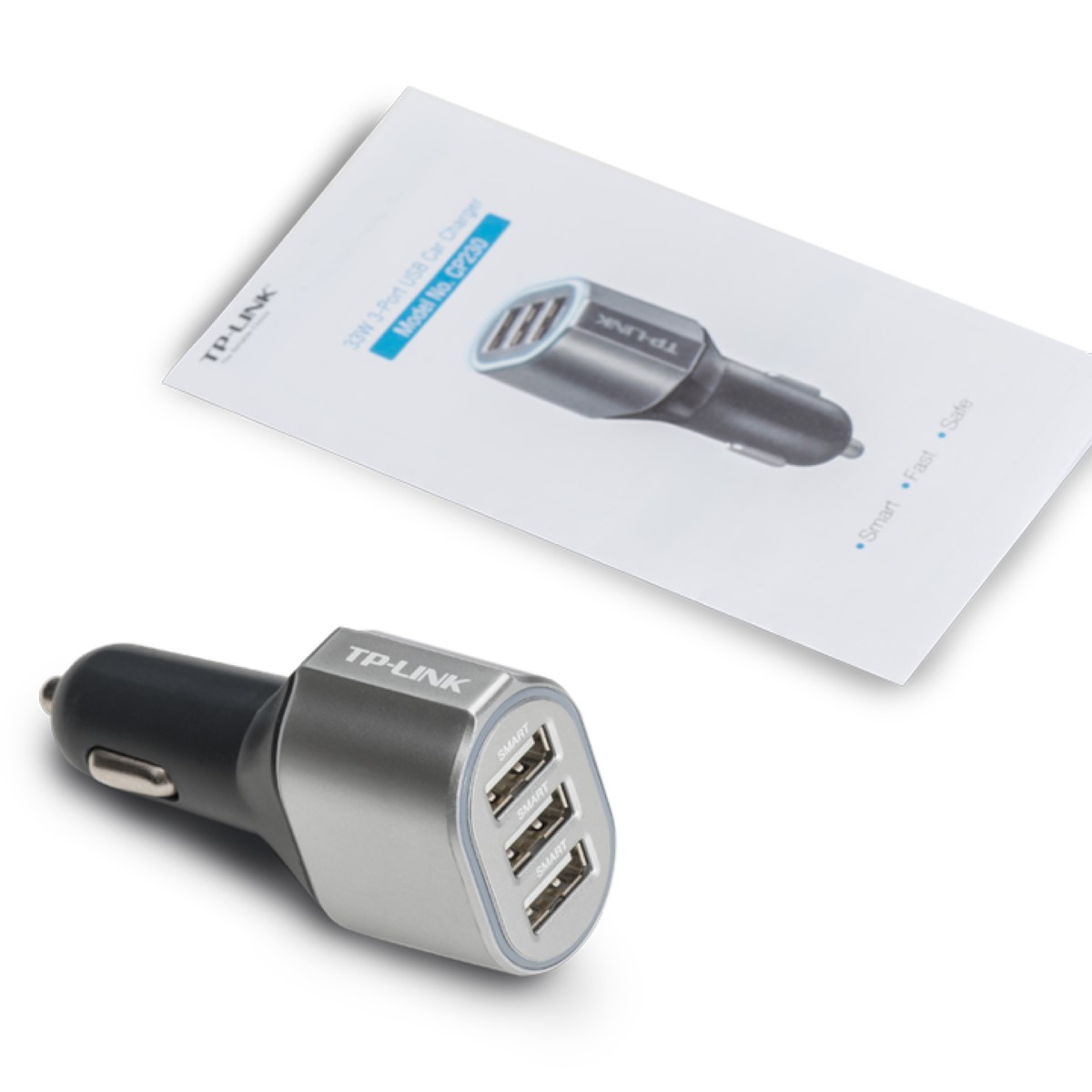Cargador 12v Para Auto 3 Puertos Usb Cp230 Tp-link