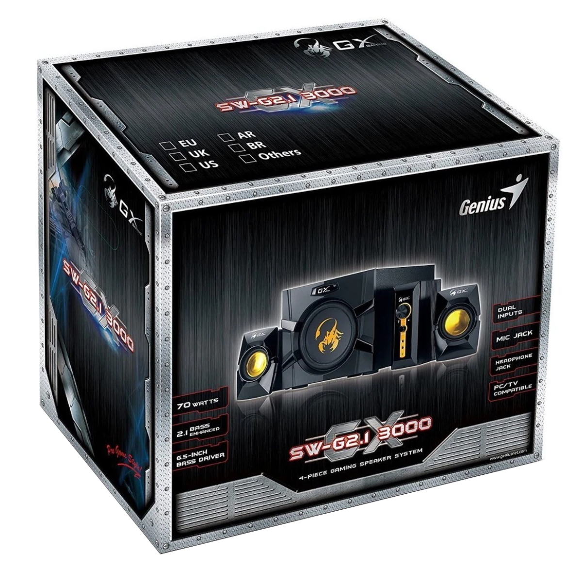 Parlantes Pc Gamer Sw-G2.1 GX 3000 Genius
