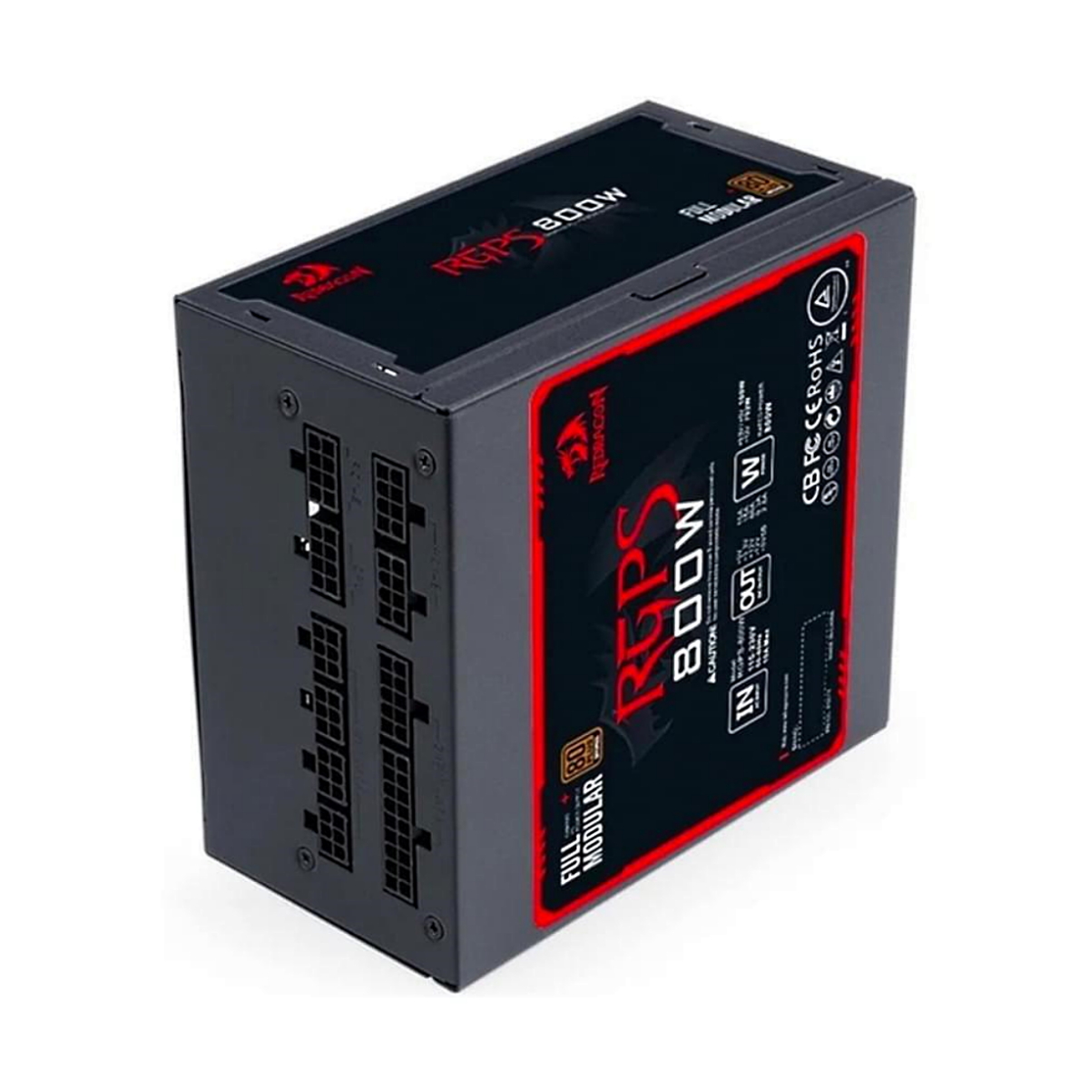 Fuente 800W RGPS 80 Plus + Bronce Modular  Redragon