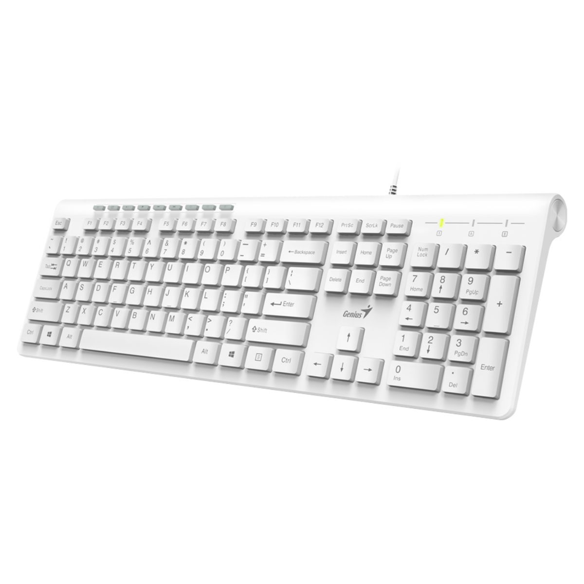 Teclado USB Smart SS-230 White Genius