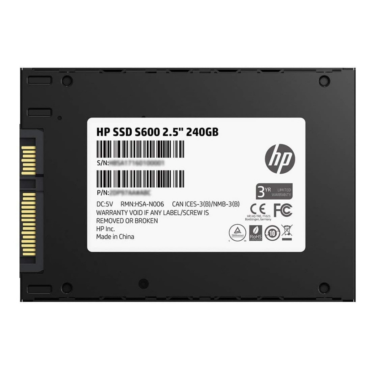 Disco Solido SSD 240GB S600 HP