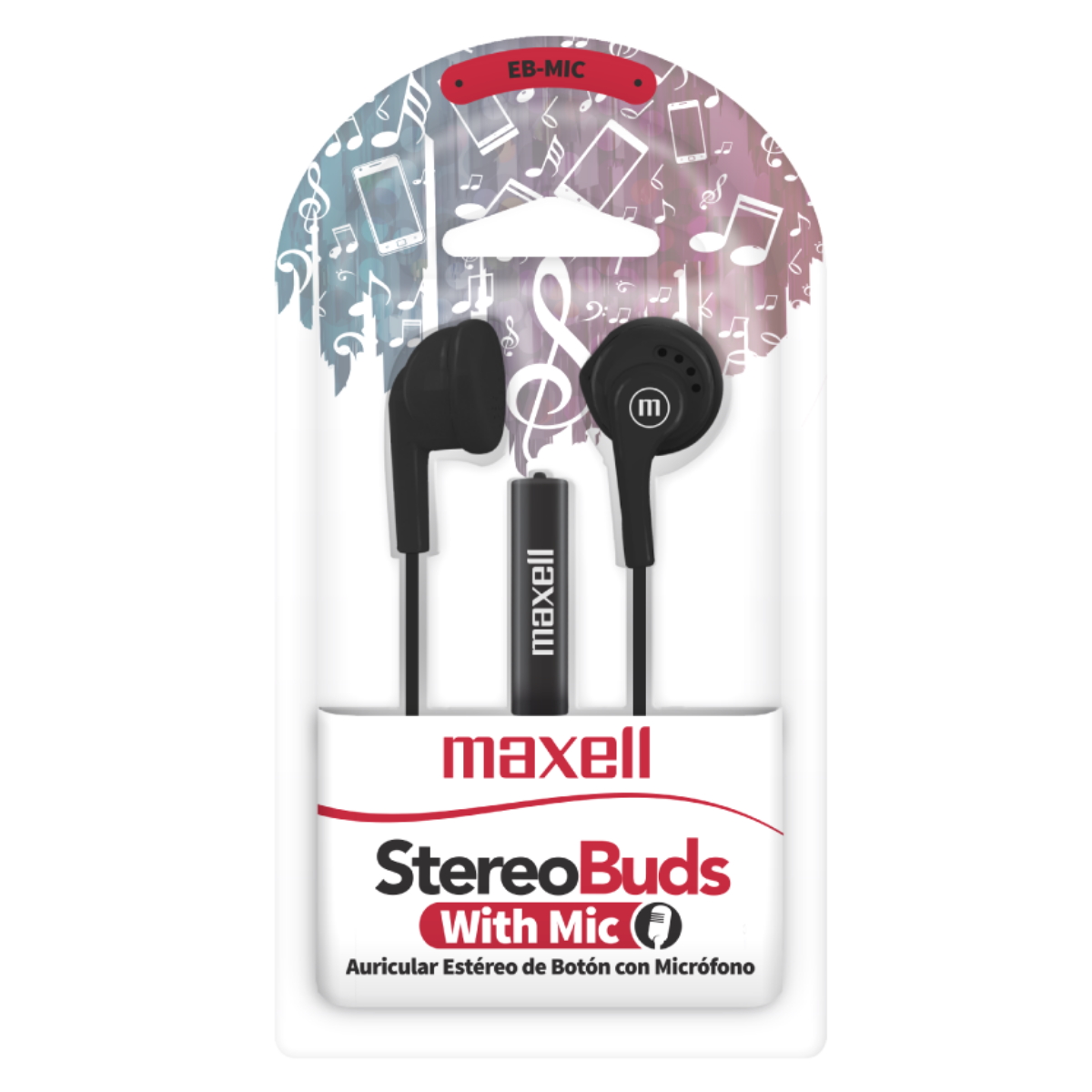 Auriculares Cable In Ear EB95 Negro Maxell