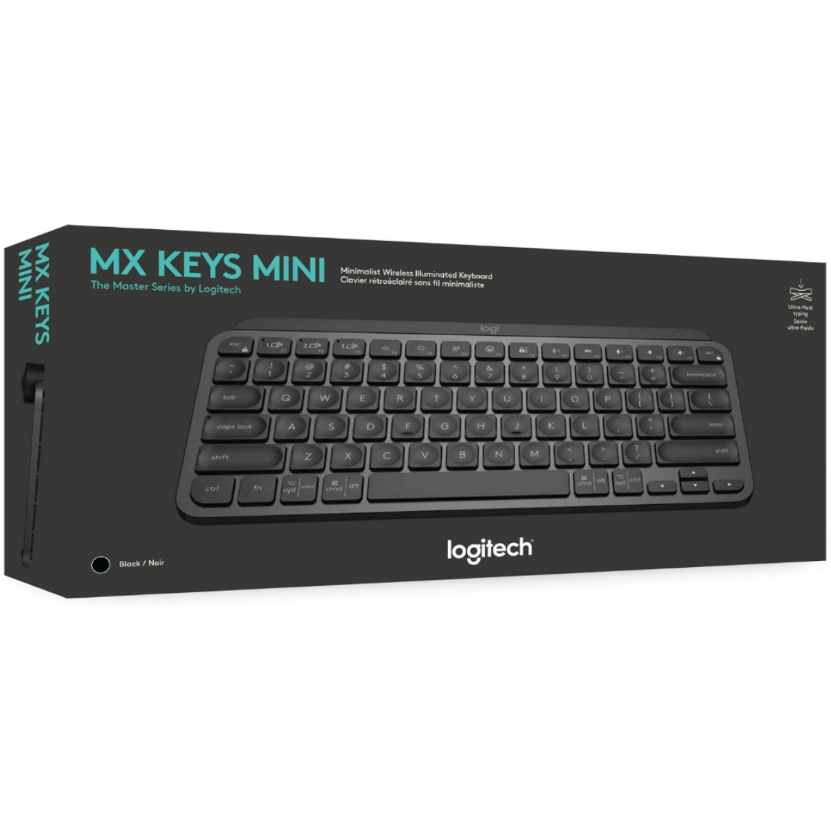 Teclado Bluetooth Retroiluminado MX Keys Mini Negro Logitech