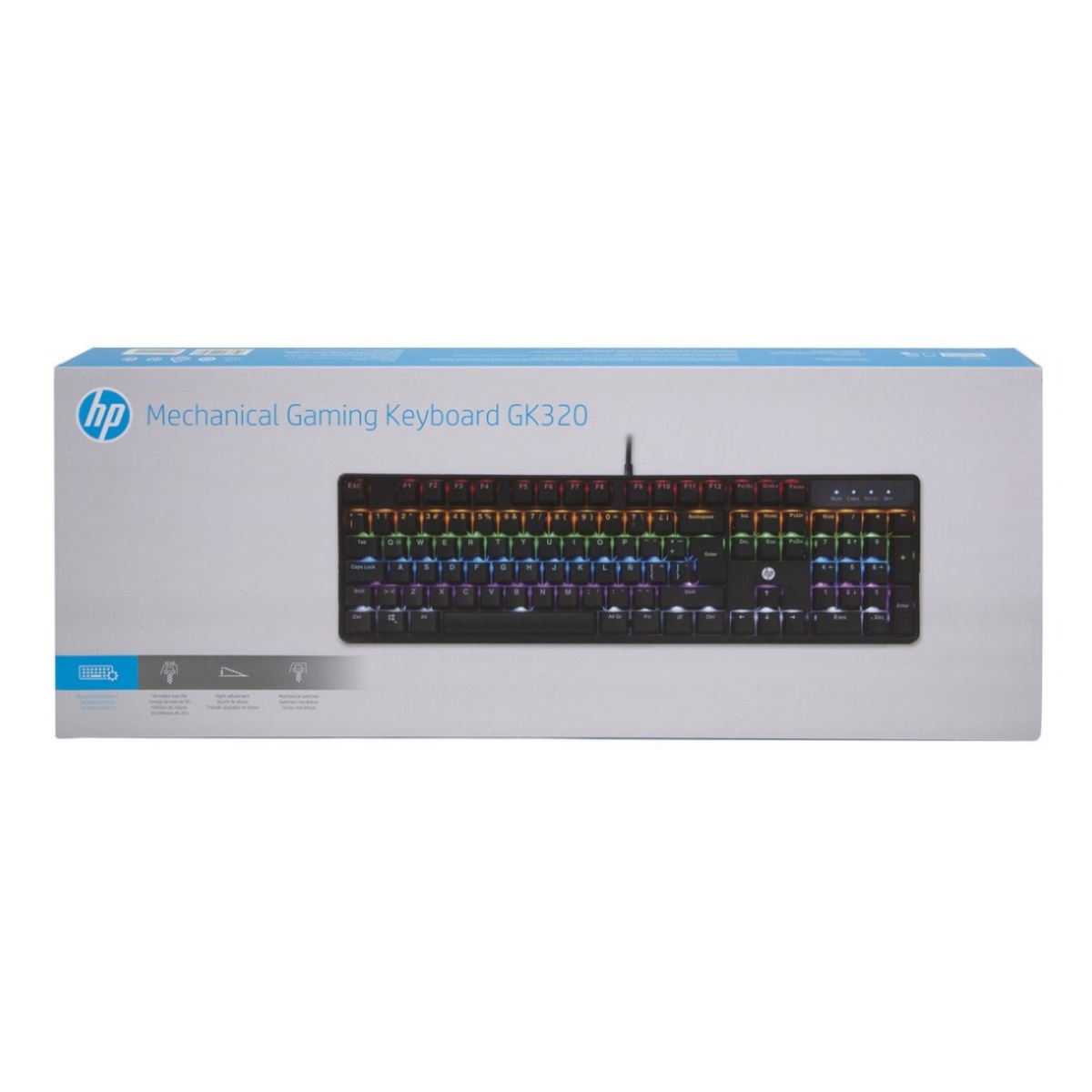 Teclado Mecanico Gamer GK320 HP