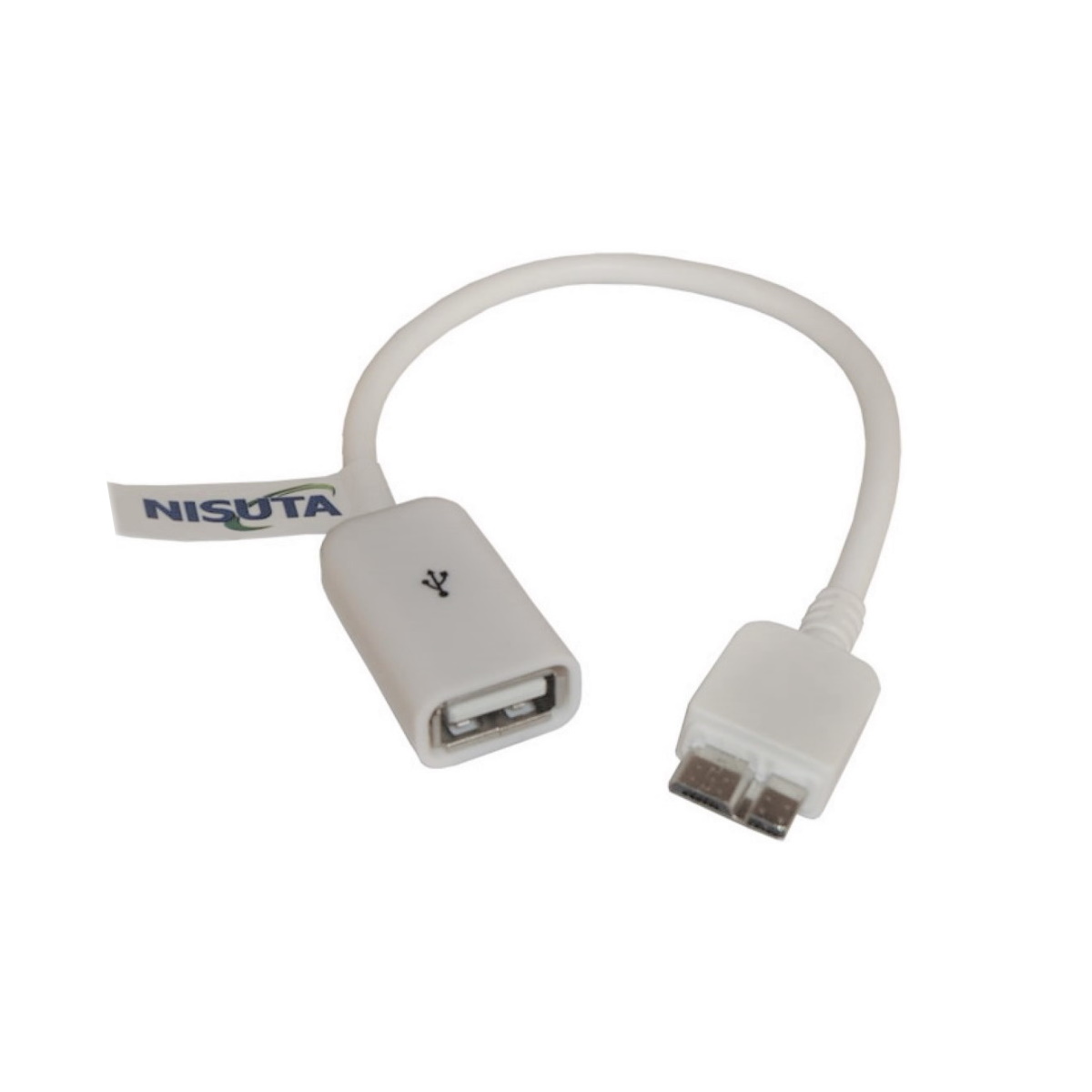 Cable Adaptador OTG MicroUSB Macho 3.0 a USB Hembra Nisuta