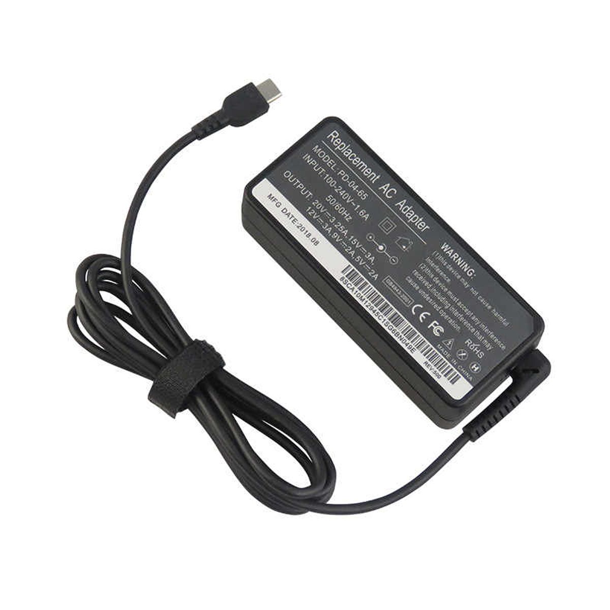 Cargador Notebook Usb C 20v 3.25a 65w Shure