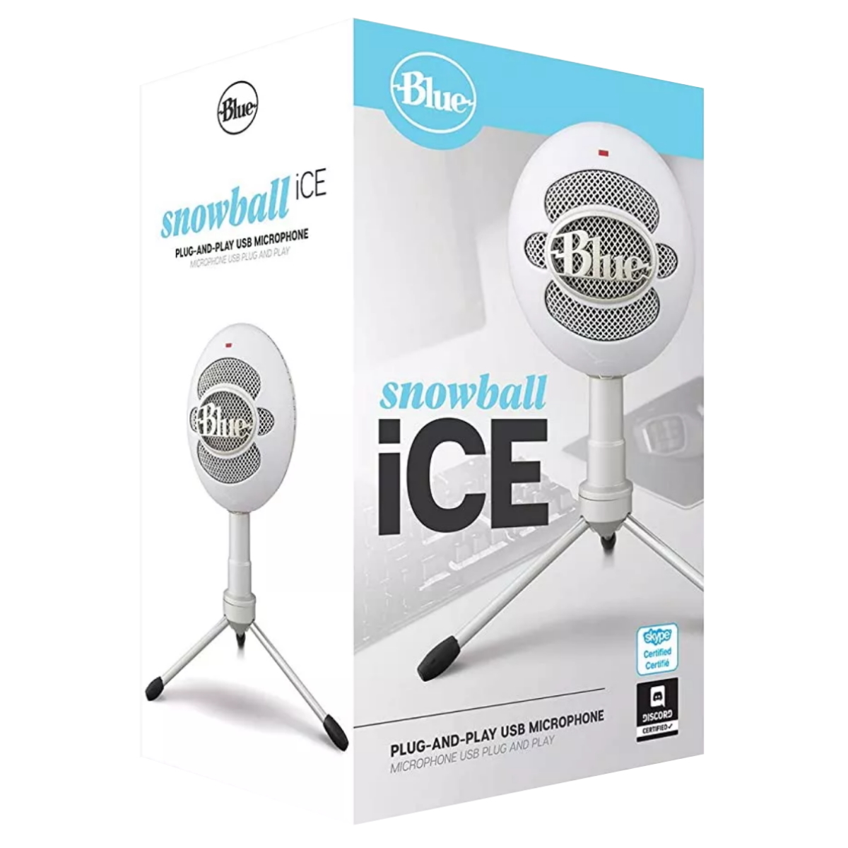 Microfono Pc Snowball White Ice Logitech