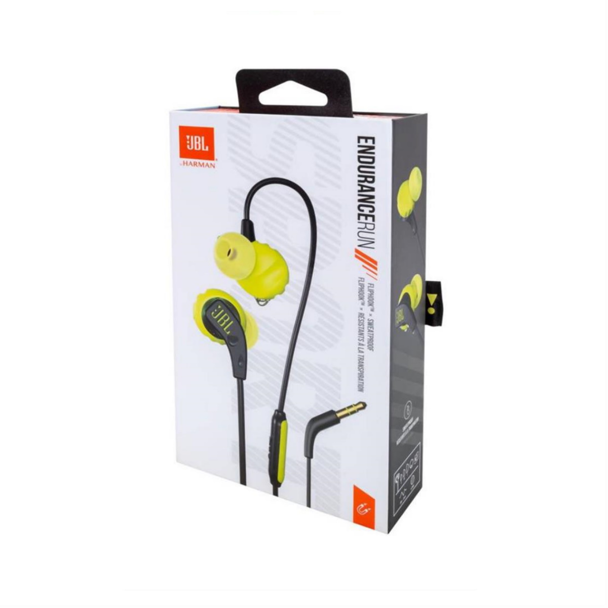 Auriculares Cable In Ear Endurance Run Amarillo y Negro Jbl