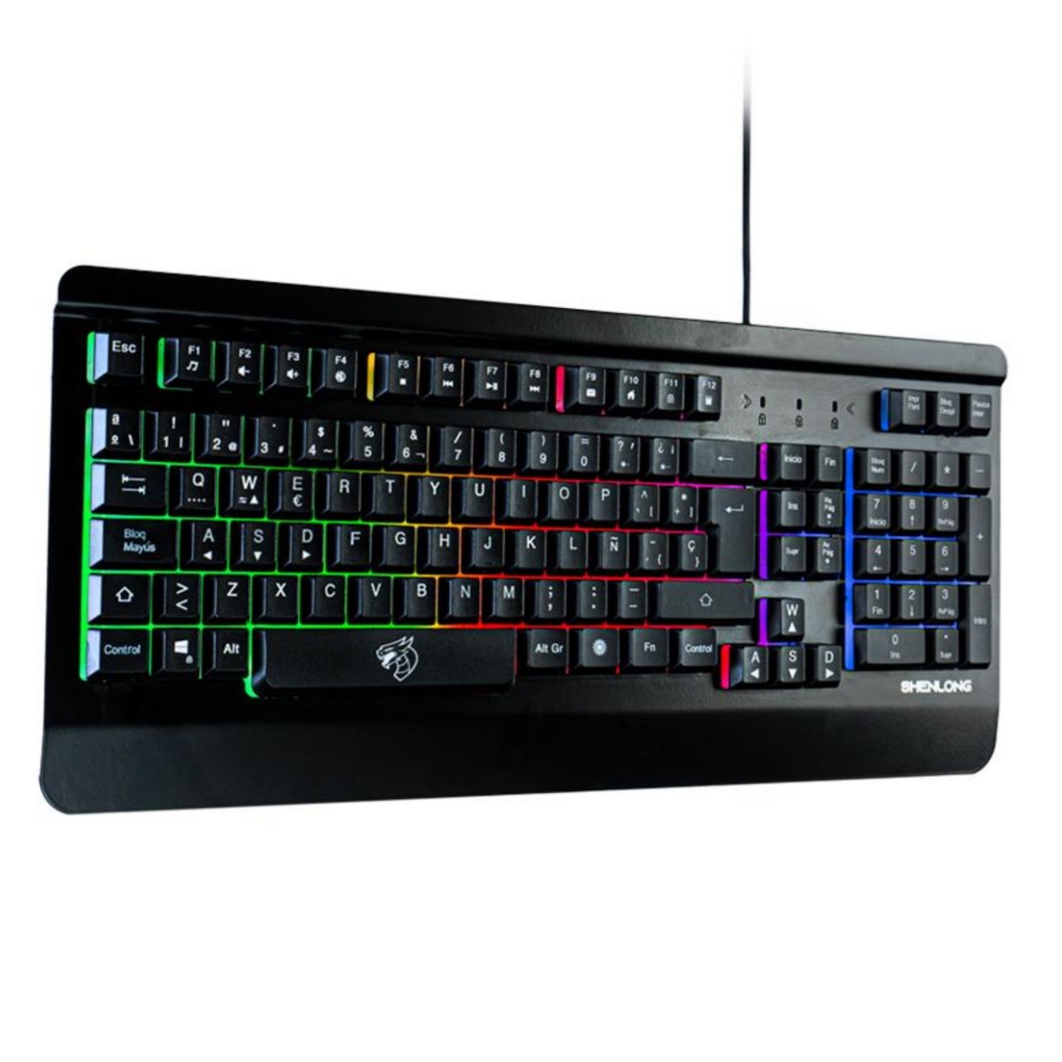 Teclado Gamer Rainbow KB8700 Negro Shenlong