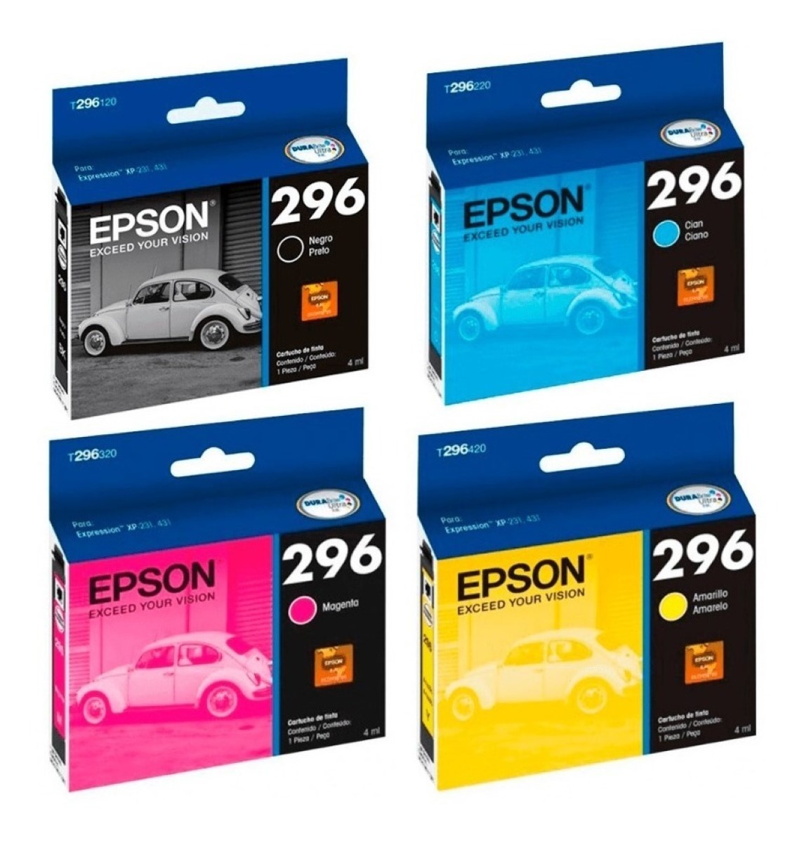 Cartucho Epson T296120 Negro Original
