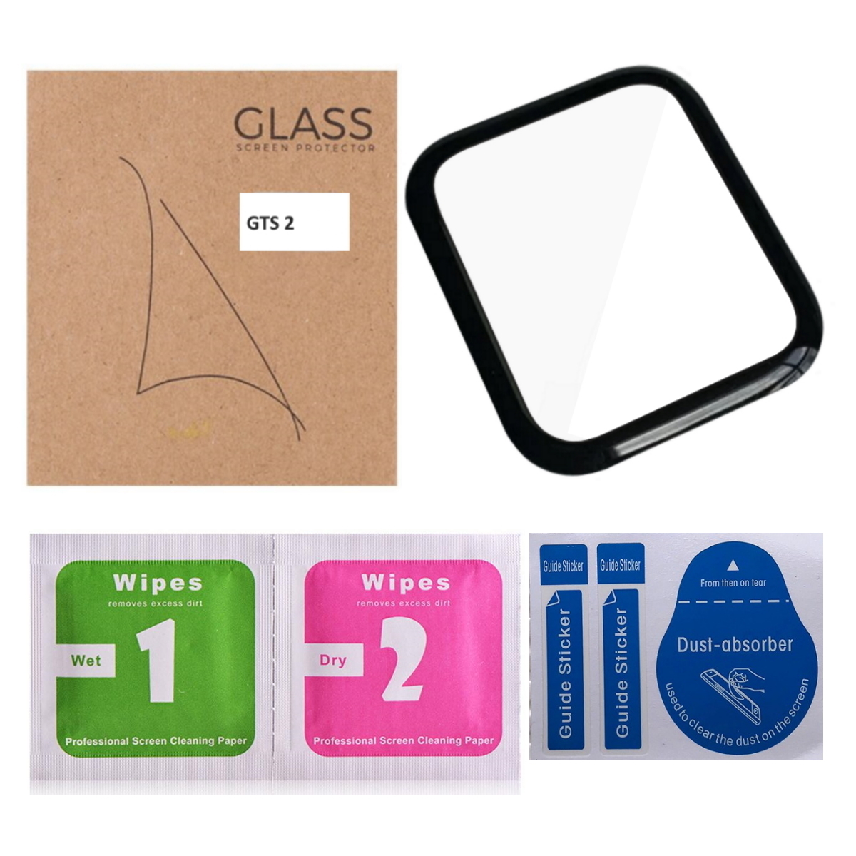 Vidrio Templado Borde Negro Gts 2 Amazfit