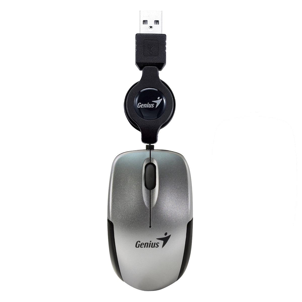 Mouse USB Micro Traveler Silver Genius