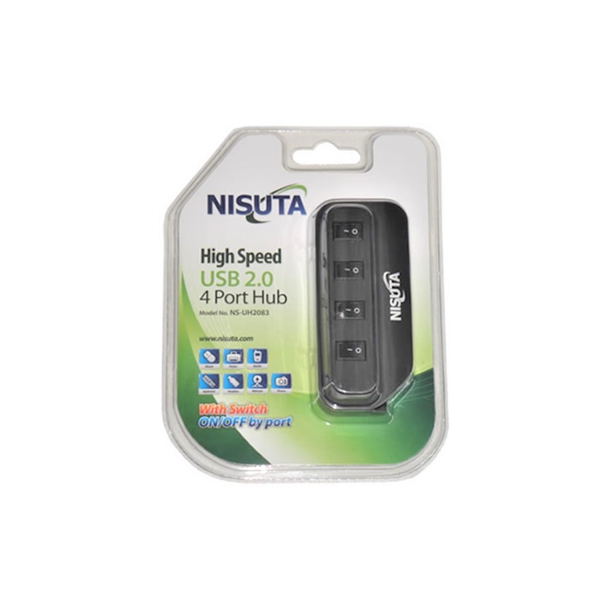 Hub Usb 2.0 4p Ns-uh2083 Nisuta