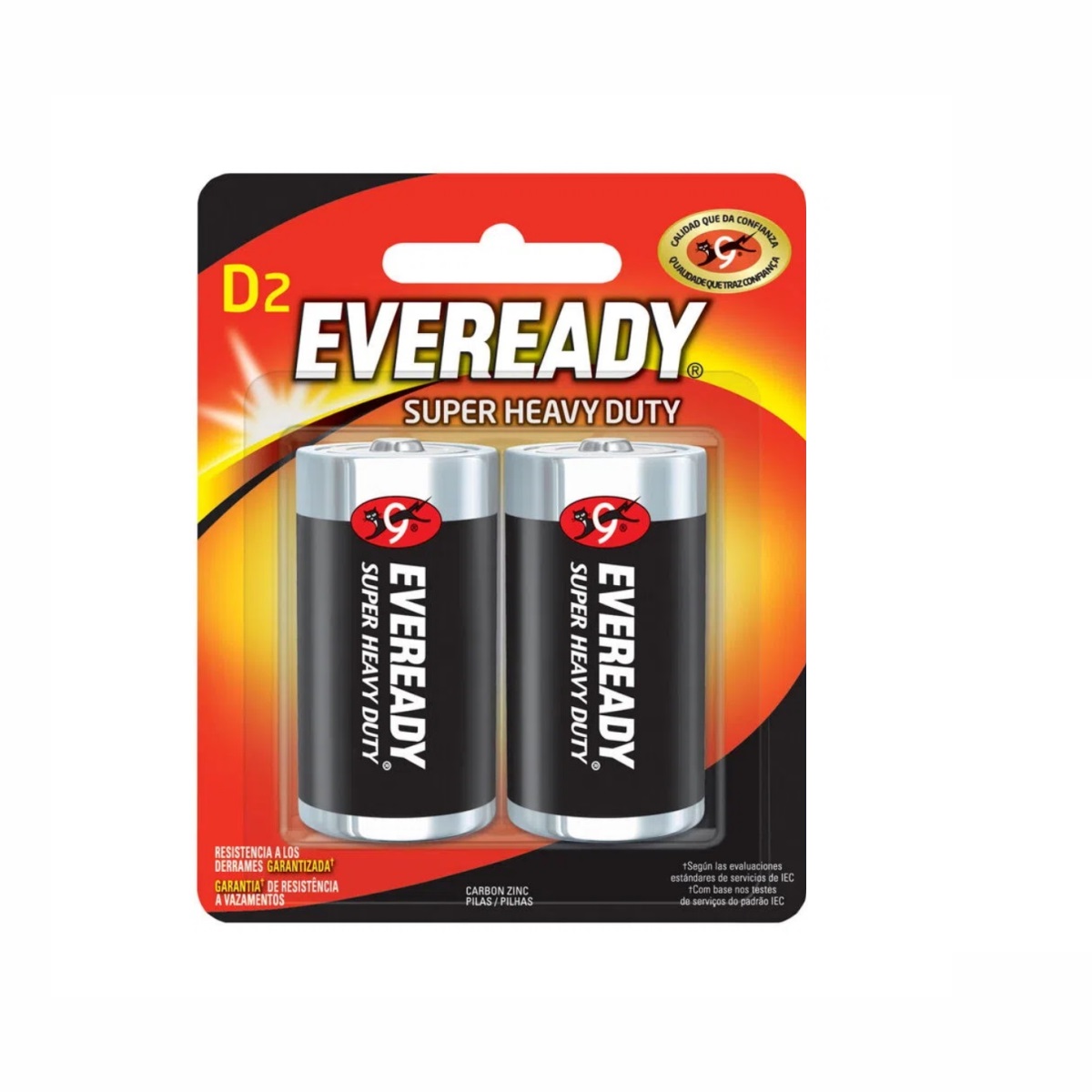 Pila Bateria D2 Eveready (unidad)