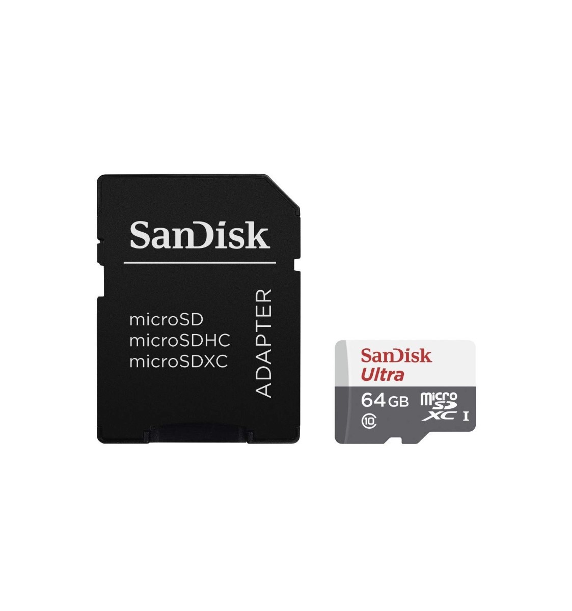 Memoria Microsd 64gb Ultra Clase 10 Sandisk