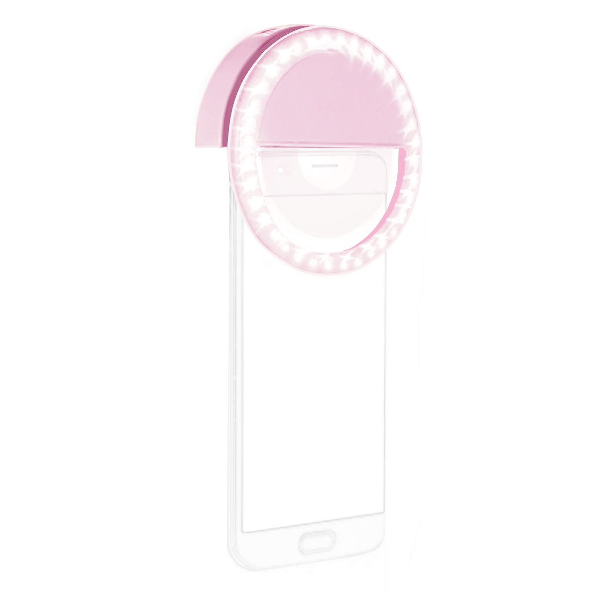 Aro de Luz LED Celular Selfie Ring Light Rosa Soul