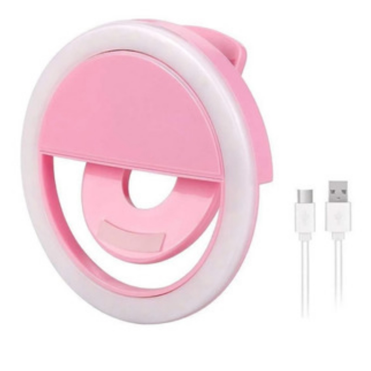 Aro de Luz LED Celular Selfie Ring Light Rosa Soul