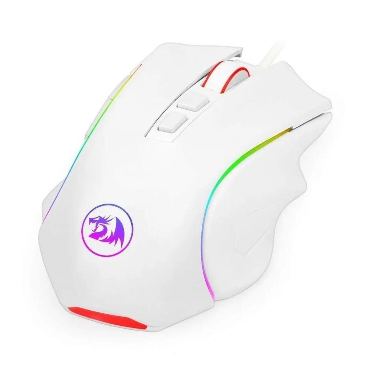 Kit Teclado Mouse Gamer K552RGB White Redragon