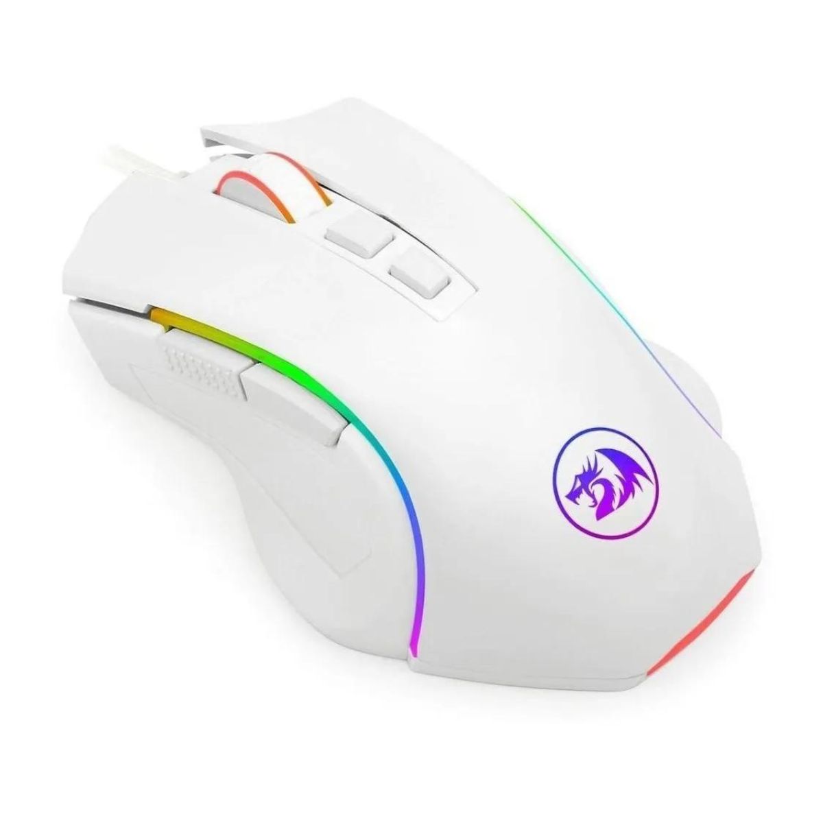 Kit Teclado Mouse Gamer K552RGB White Redragon