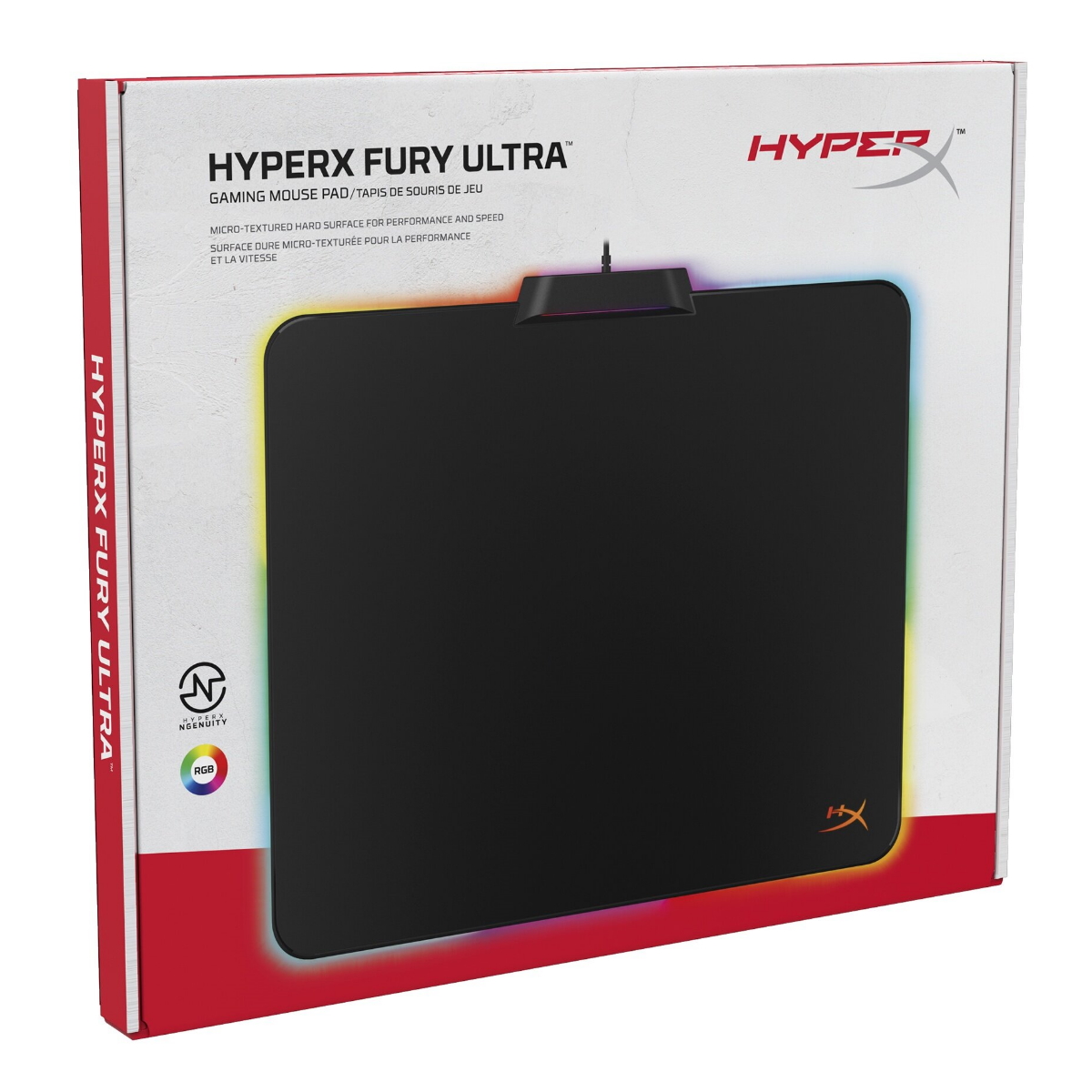 MousePad Rigido Fury Ultra RGB HyperX