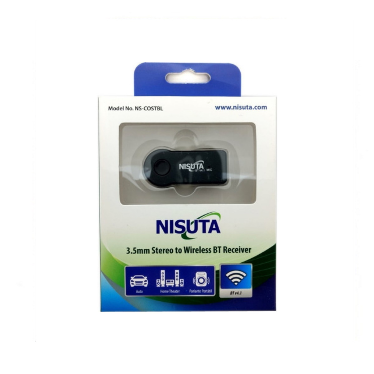 Adaptador Receptor Bluetooth Nisuta