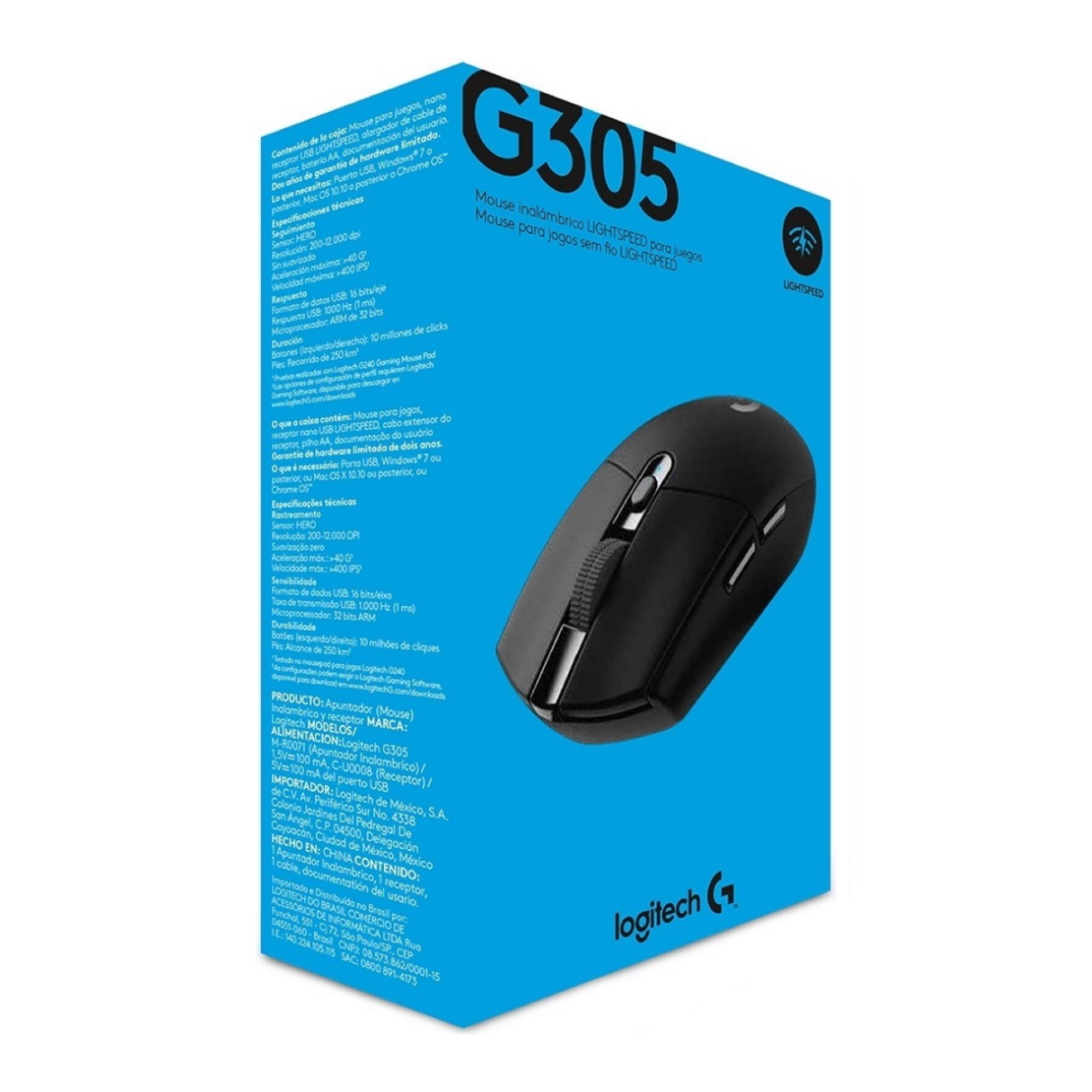 Mouse Gamer Inalambrico G305 100 - 12000 DPI Logitech