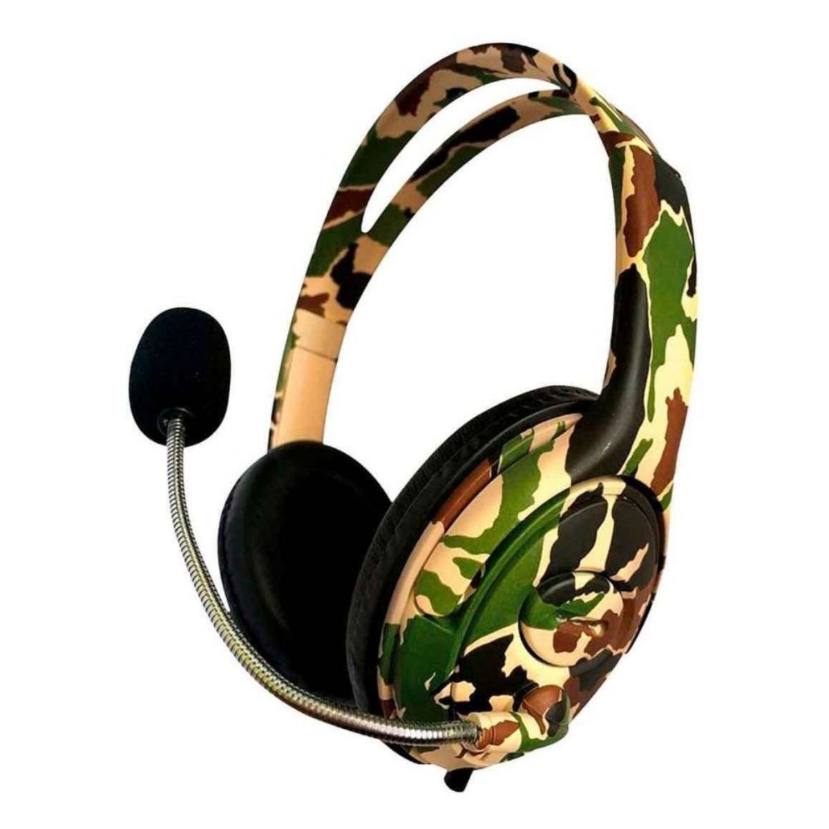 Auriculares Gamer Cable Vincha NM-BATTLE Camuflado Netmak
