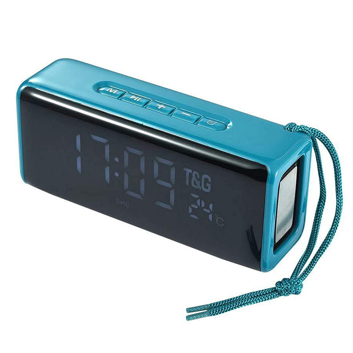 Parlante Bluetooth Reloj Despertador Tg-174 2x5W T&G