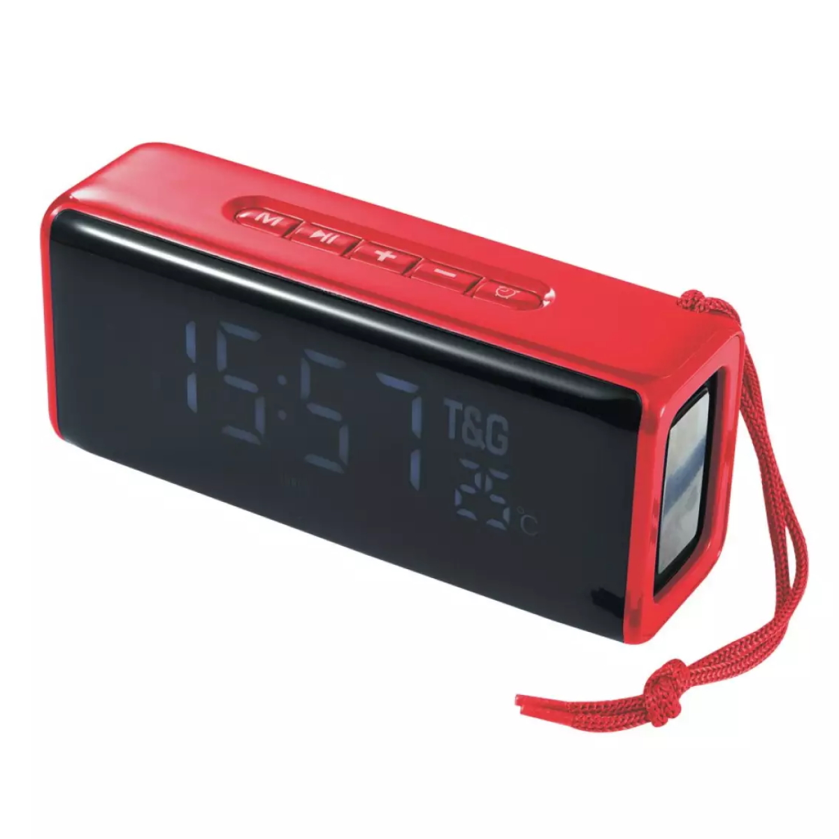 Parlante Bluetooth Reloj Despertador Tg-174 2x5W T&G