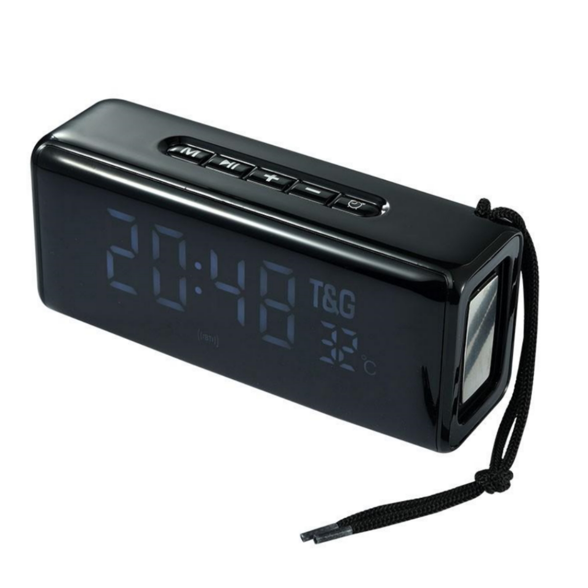 Parlante Bluetooth Reloj Despertador Tg-174 2x5W T&G