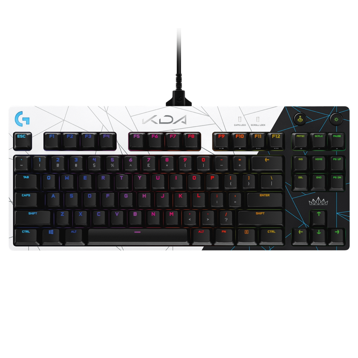 Teclado Gamer Mecanico Gaming Pro KDA S/ Teclado Numerico Logitech