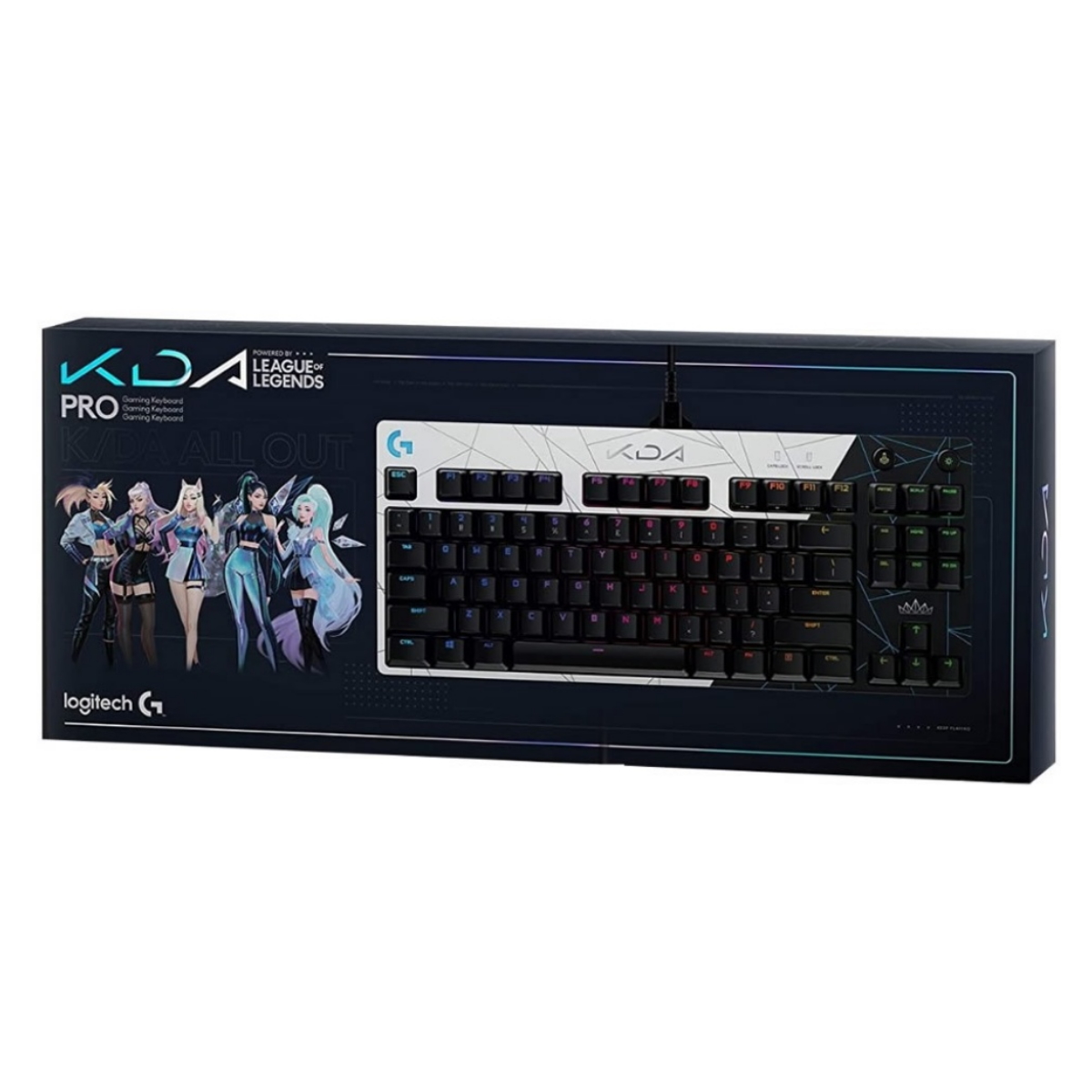 Teclado Gamer Mecanico Gaming Pro KDA S/ Teclado Numerico Logitech