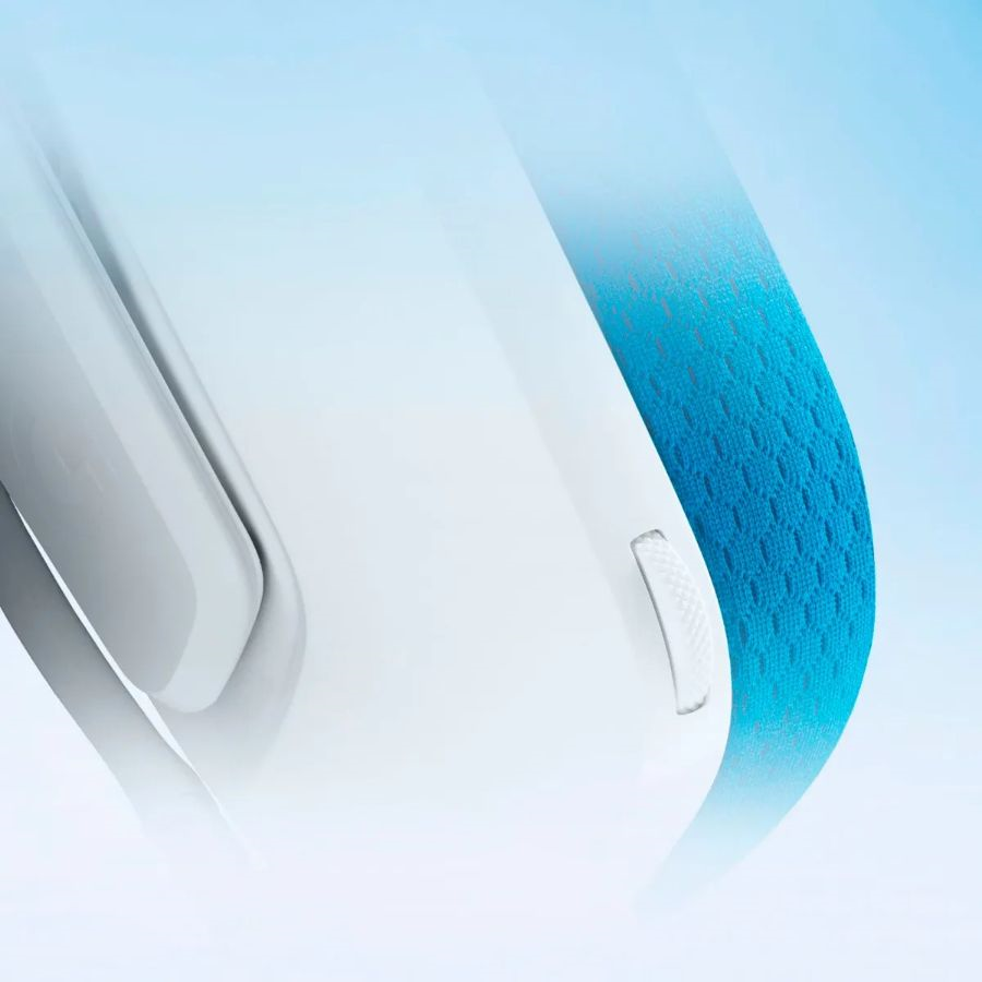 Auriculares Gamer Cable Vincha G335 Blanco y Azul Logitech