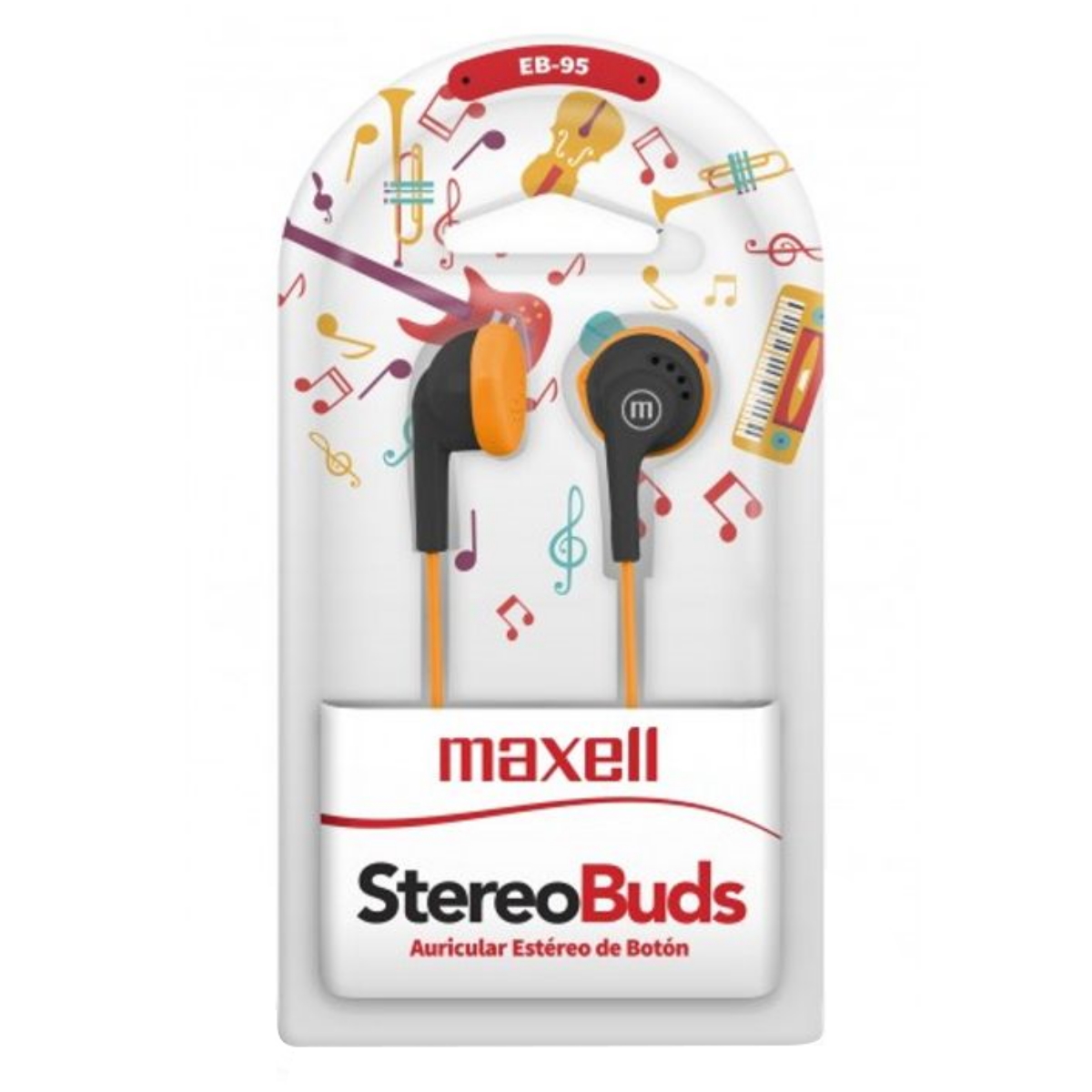 Auriculares In Ear EB95 Negro/Naranja Maxell