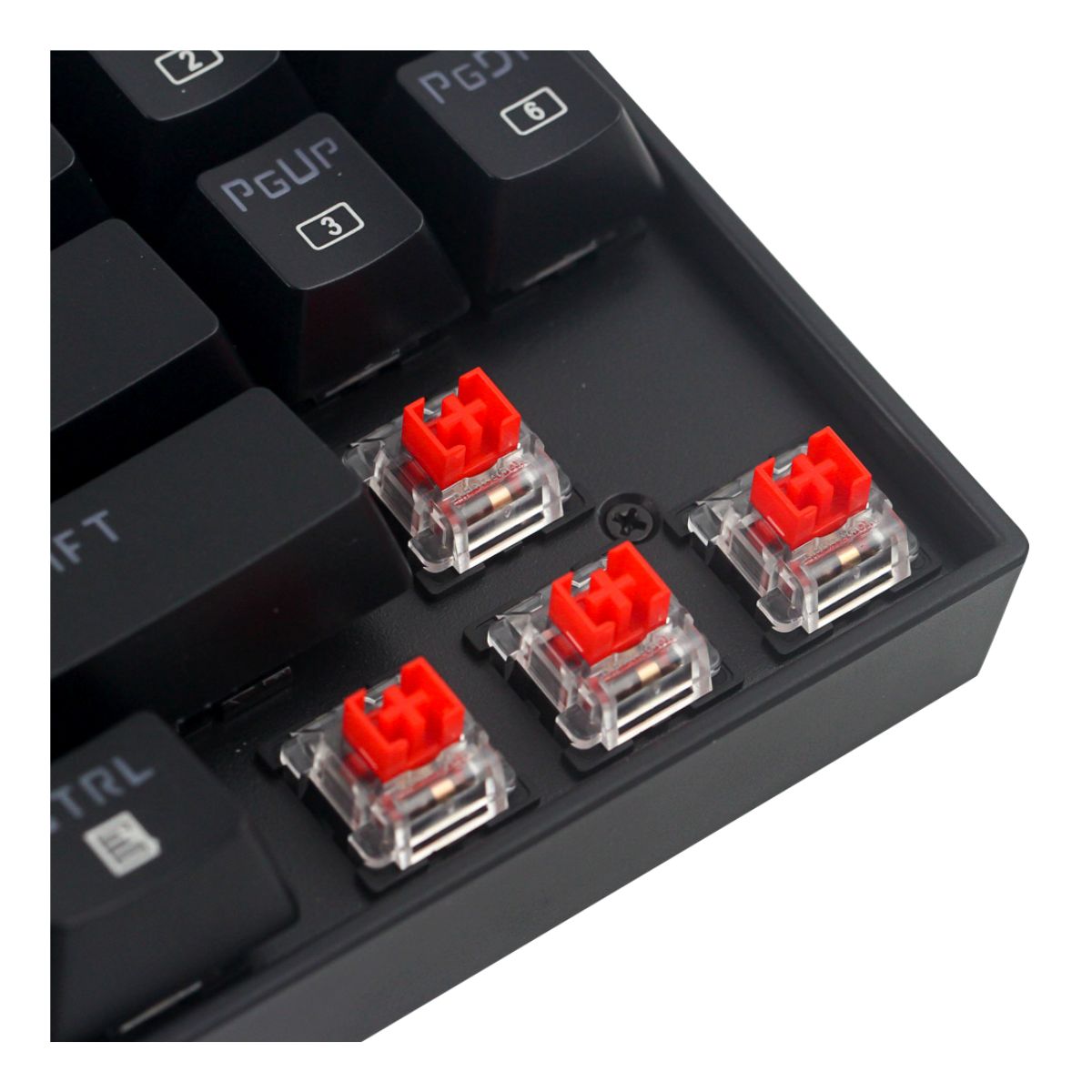 Teclado Mecanico Gamer RGB Deimos USB/Inalambrico Switch Rojo Redragon