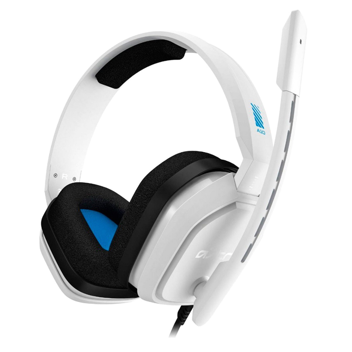 Auriculares Gamer Cable Vincha A10 Xbox/PC/PlayStation - Blanco y Azul Logitech