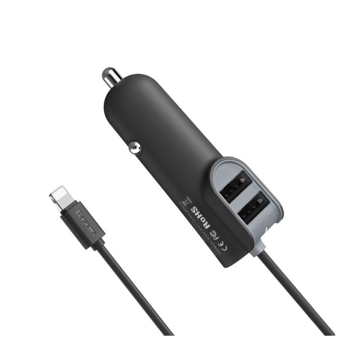 Cargador Auto  5.5A Lightning / 2p USB 2.0 BaseUs