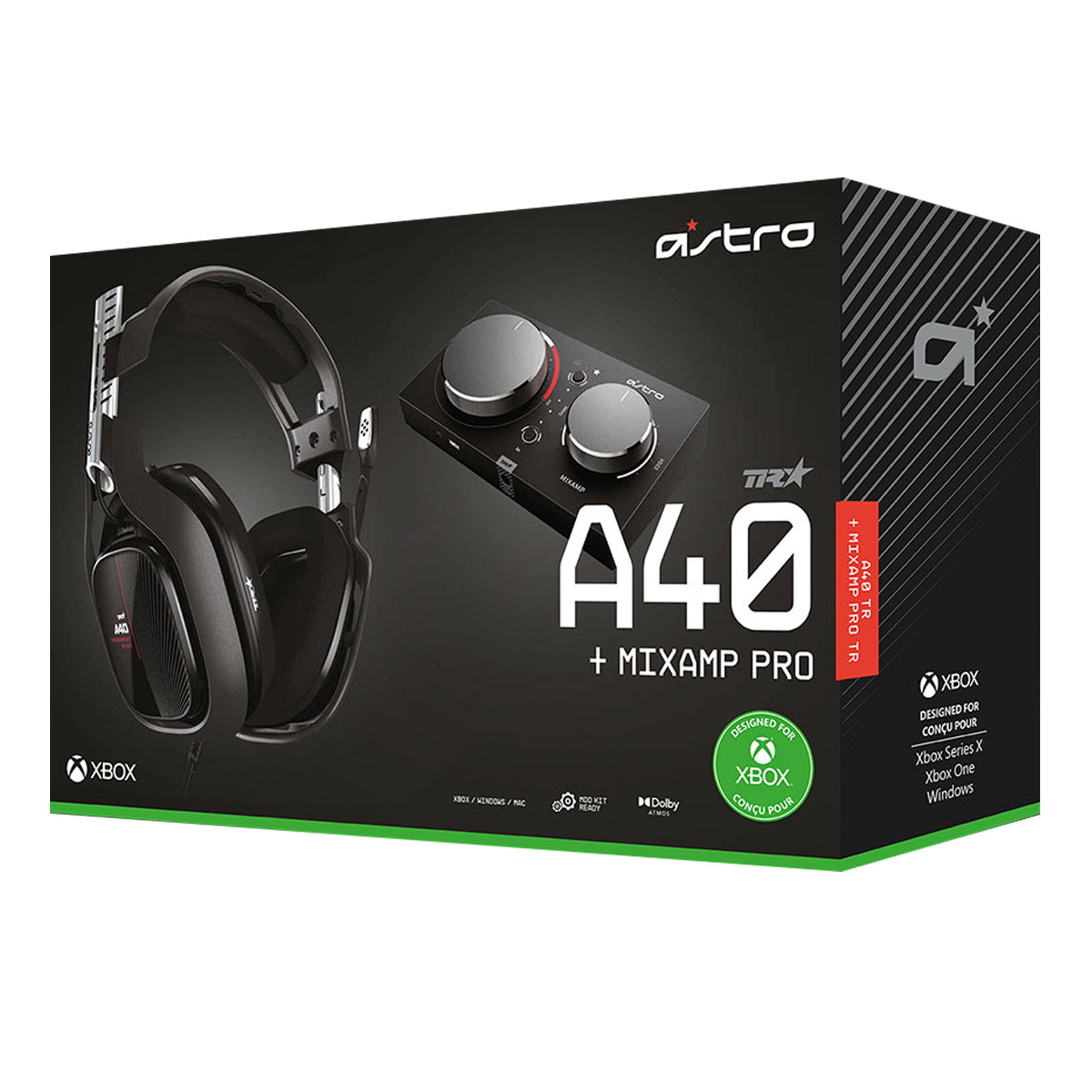 Auriculares Gamer Astro A40 Black + MixAmp Pro Xbox Logitech