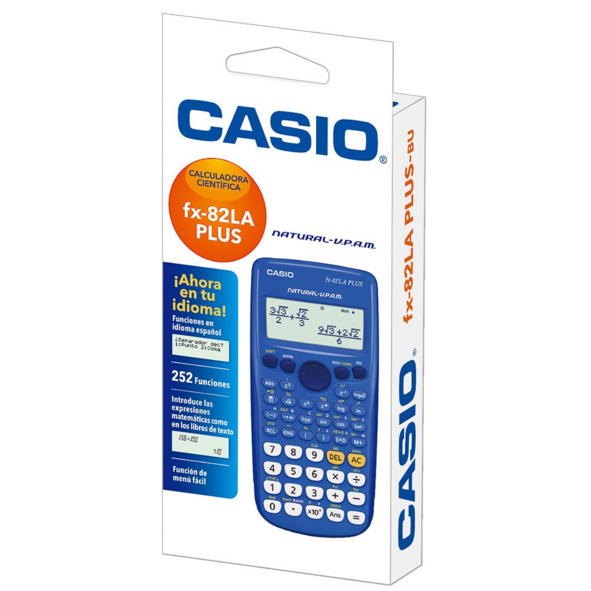 Calculadora Casio FX 82LA Plus AZUL