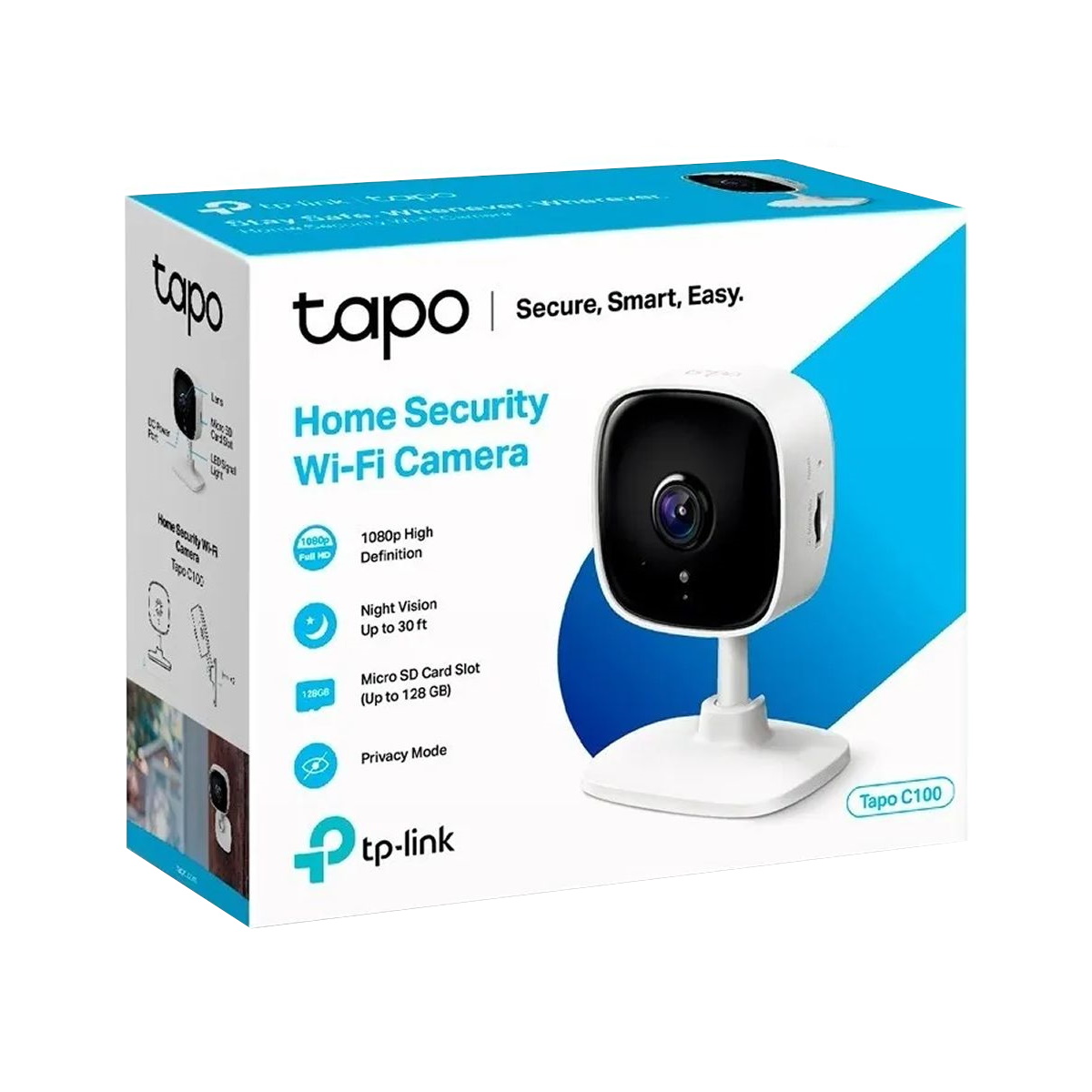 Camara TAPO C100 Cloud Day/Night SD Wifi Interior Tp-Link