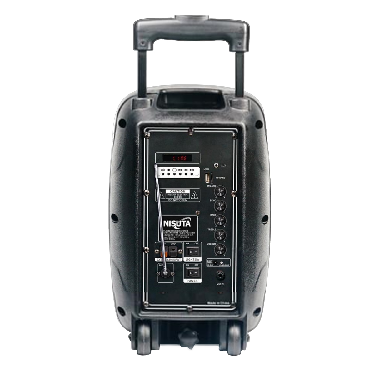 Parlante Bluetooth Carrito Ns-Pa8b Nisuta