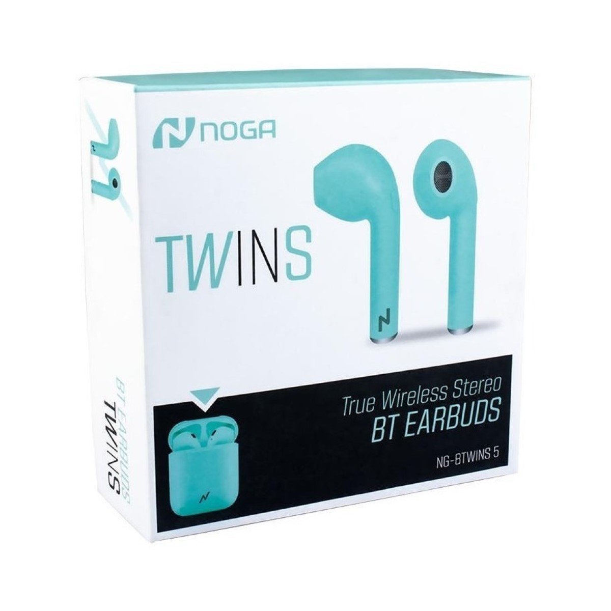 Auriculares Bluetooth In Ear Twins 5 Verde Noga